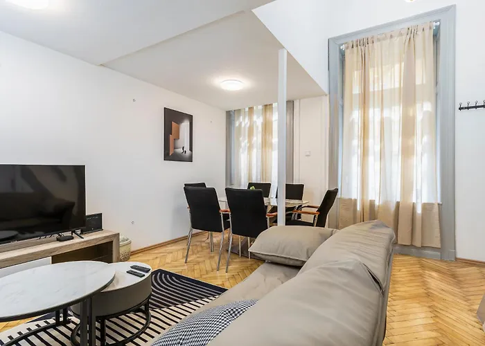 Apartament Westend Loft Chic 2br W Ac By Nyugati & M3 Metro Budapeszt
