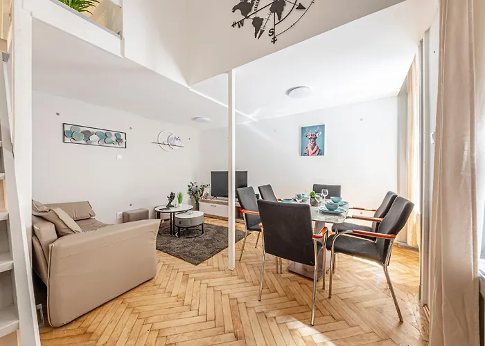 Apartment Westend Loft Chic 2br W Ac By Nyugati & M3 Metro Budapest